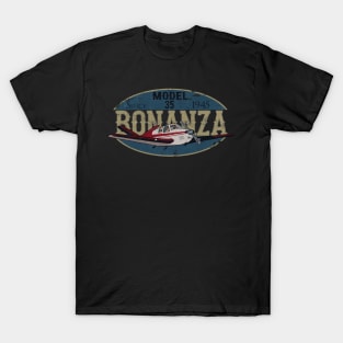 Model 35 Bonanza Since 1945 Retro Vintage Airplane T-Shirt